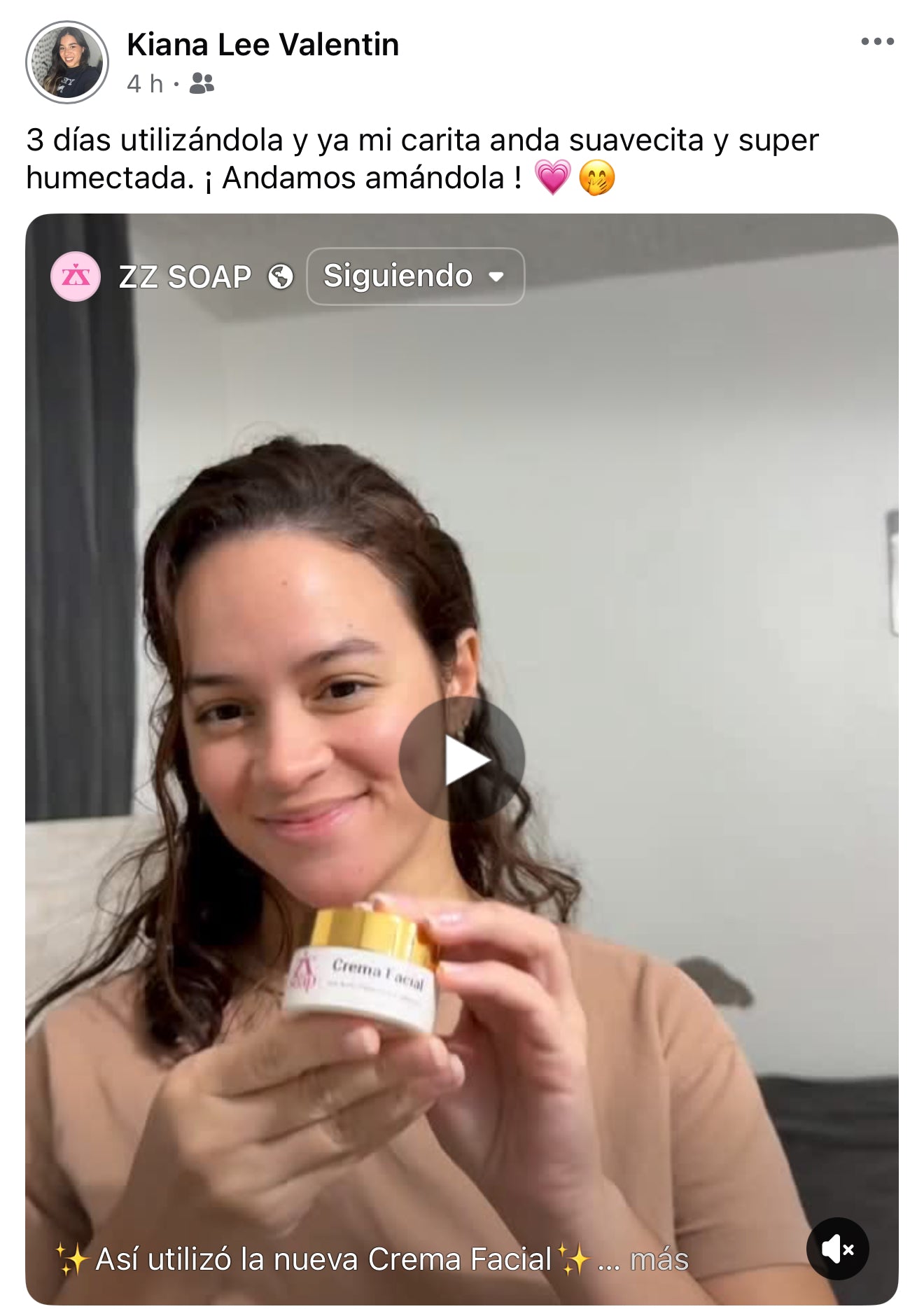 Crema Facial Hidratante